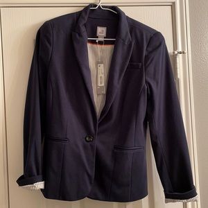 Women’s petite medium blazer with shoulder pads